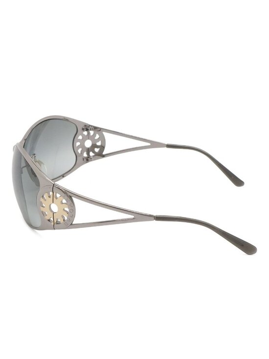 Bvlgari Tondo Sun Sunglasses Eyewear Smoke Gradient Metal Frame Silver 657 220 main image 5